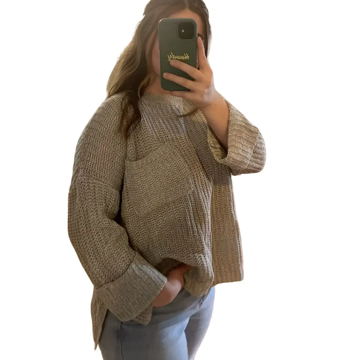 Cuff Sleeve Sweater