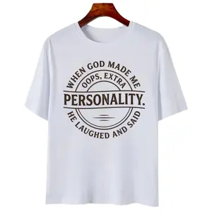 Vibrant Graphic Tee with Playful Religious Saying – Perfect for Bold Personalities