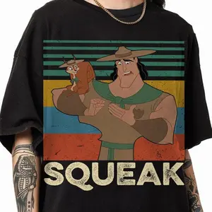 Funny Cartoon Graphic T-Shirt, Villain Duo Tee, Retro Jungle Style Shirt, Vacation Outfit, Funny Sidekick Cartoon Tee #cartoontee #familymatching #vacationoutfit #retrovibes #streetwearstyle #graphictee #viralshirt