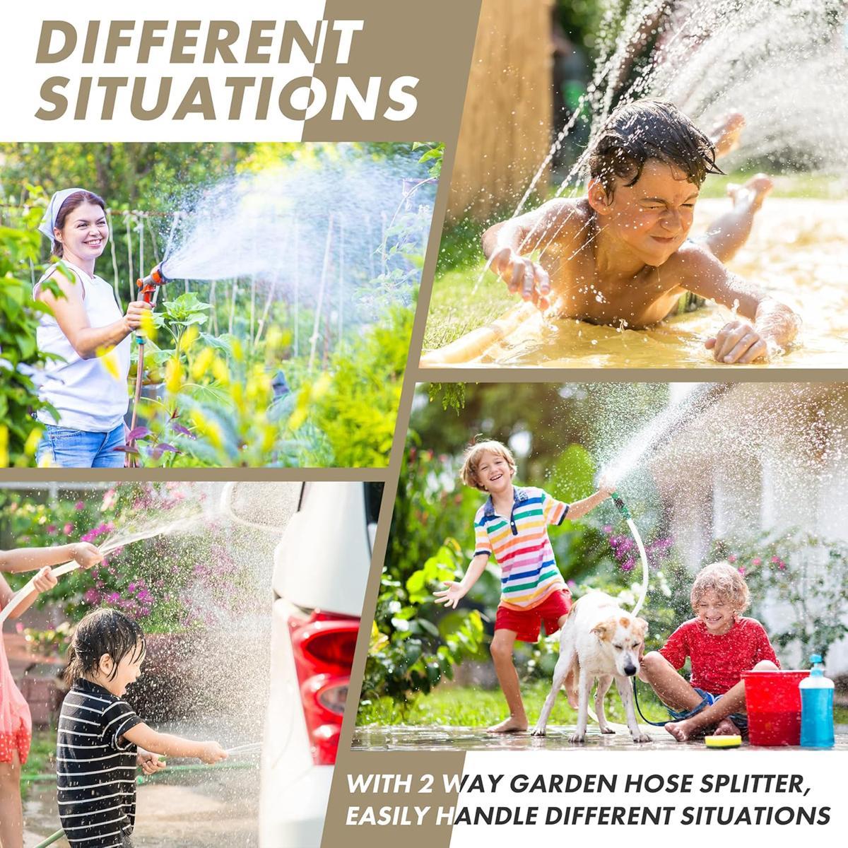 Garden Hose Quick Connector,Male and Female Garden Hose Fitting Quick Connector Rubber Washers Leak Proof Durable Aluminum 6 Set Quick Connect Hose Fittings for Garden Hose Quick Connector with Gasket,3/4 Inch Attachment Quick#MothersDayGift #GiftsForHer