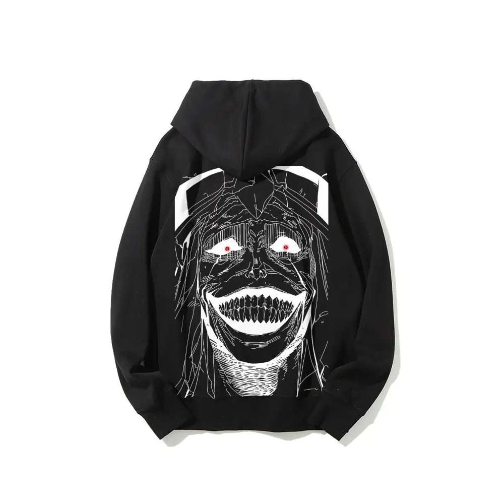Menswear Solo Leveling God Statue Hoodie - Breathable Fabric Tops, Anime Streetwear Sweatshirts, Unisex Couple Gift with Double Dungeon Design