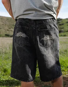 RSQ Mens Baggy Embroidered Jorts