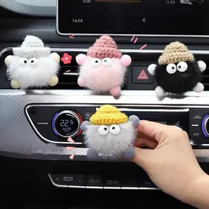 Car Air Freshener Vent Clip Decoration, Cute Car Fragrance Accessory, Available in 4 Colors, High-End Auto Interior Decor