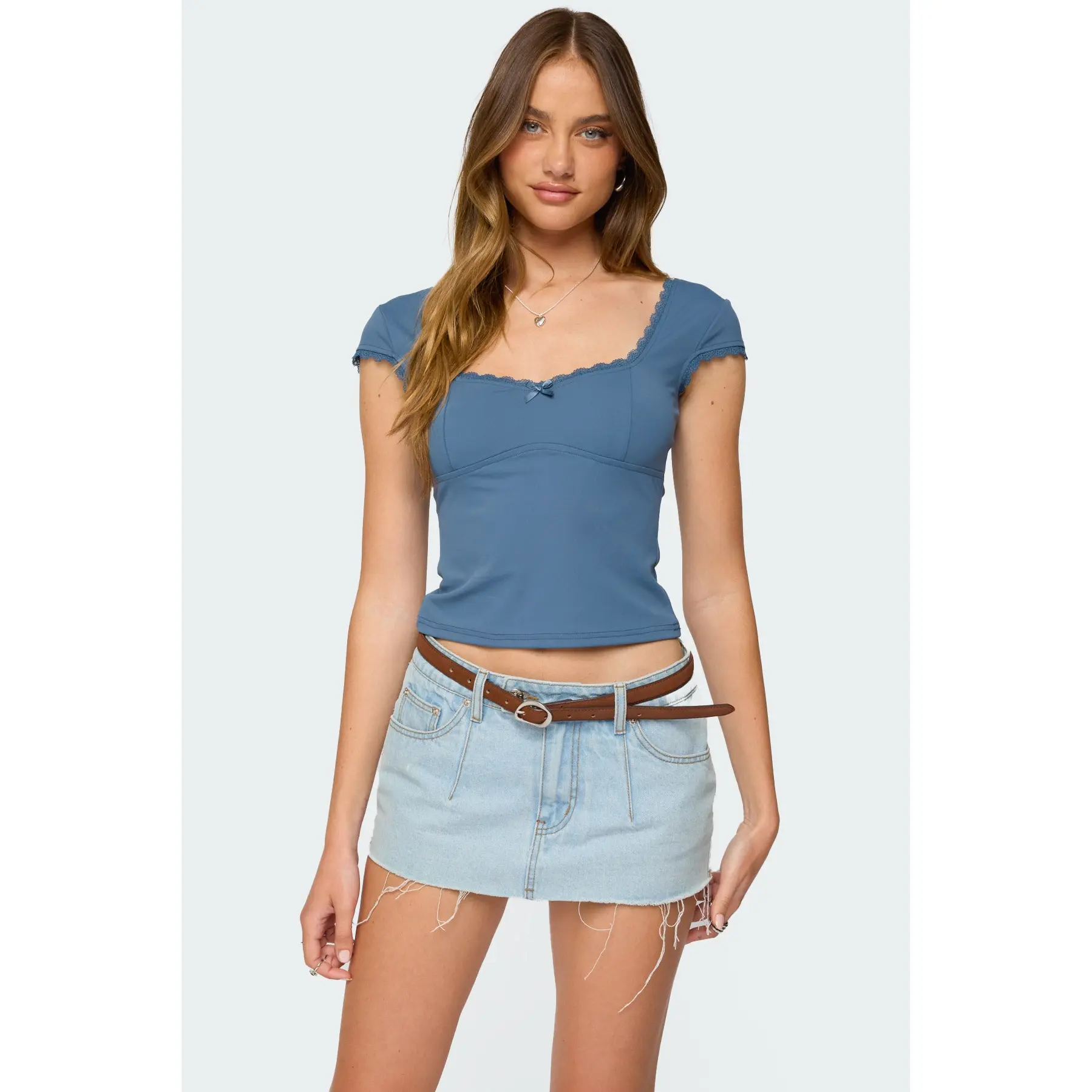 Adela Square Neck Top