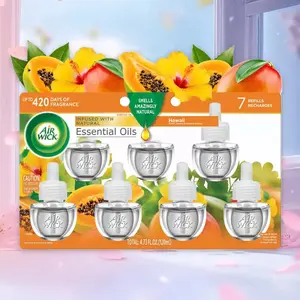 Air Wick Scented Oil Refill,Hawaii,4.73fl oz,Tropical Scent,Trending Home Fragrance,TikTok Hot Sale,Electric Air Freshener Refill,Perfect for Summer Beach Vibes