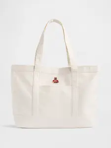 Gap Women's Brannan Bear Logo Denim Tote Bag