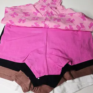 Juicy Couture Size M Women's BoyShorts Panties set of 5 cotton and spandex tag  free, Multicolor