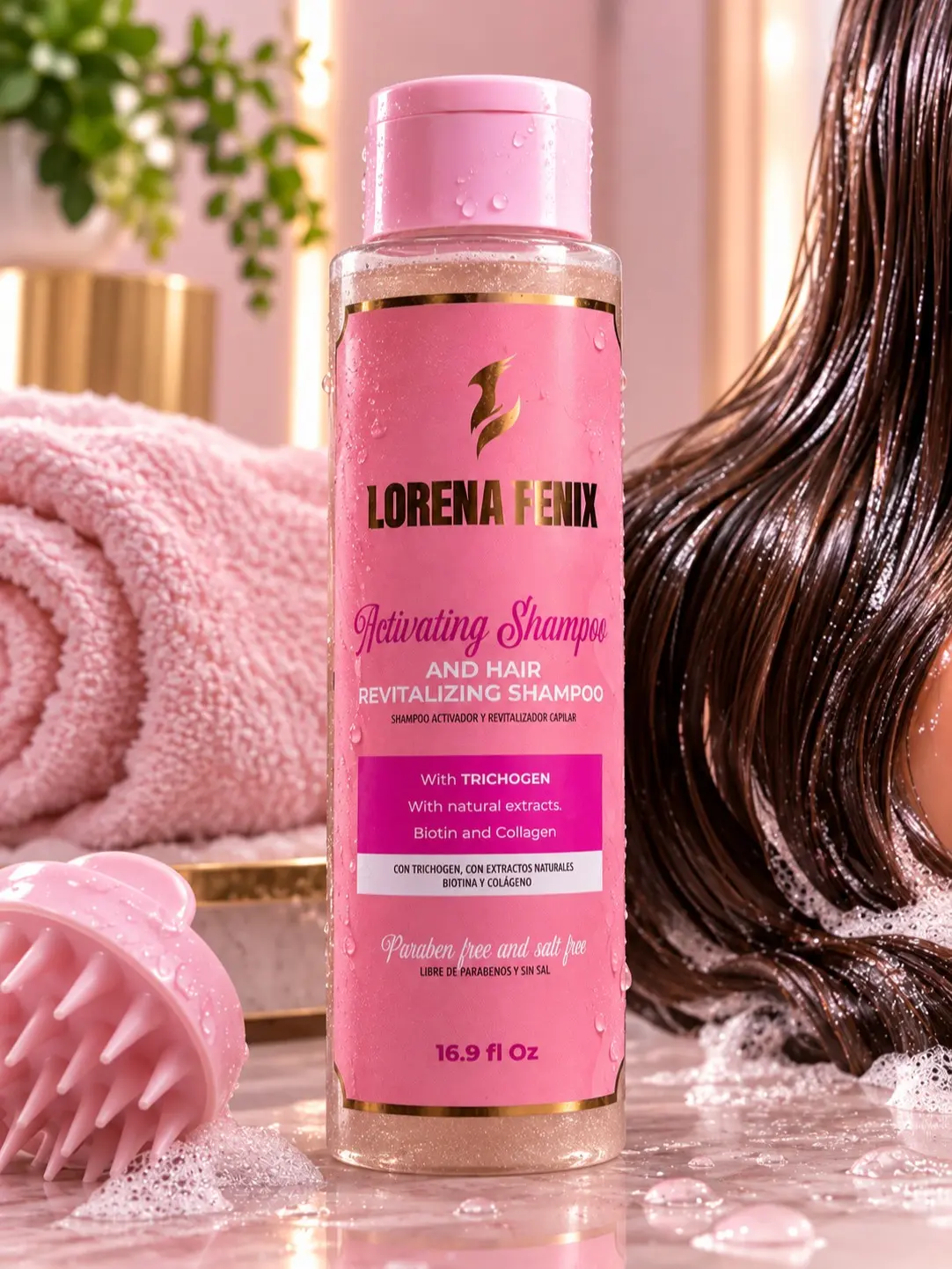 Shampoo Activador y Revitalizador Lorena Fenix