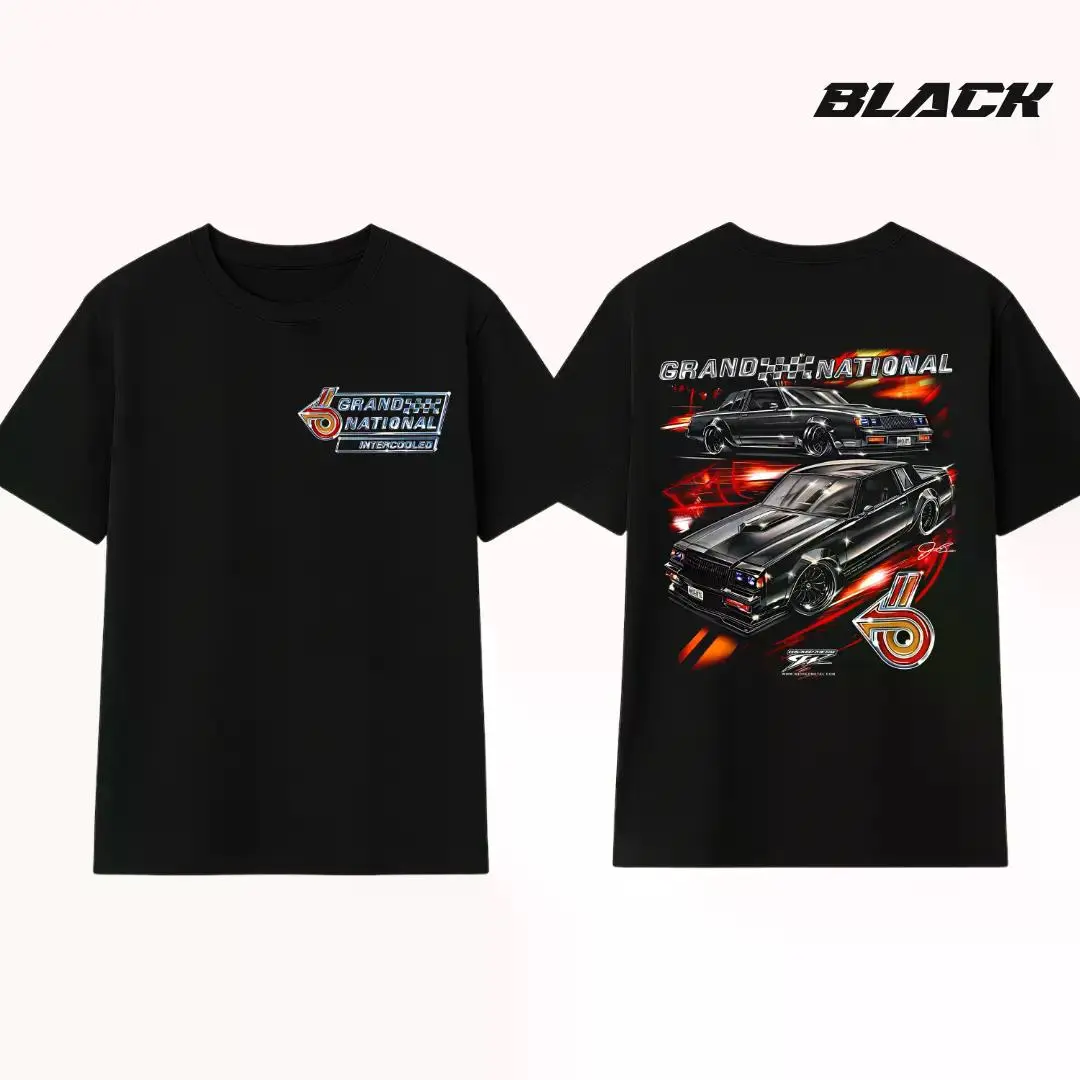 Grand National Nightlife Shirt, Muscle Car Graphic Tee, Classic Car Lovers Gift, 1987 Buick Grand National Design, Vintage Round Neck Tee