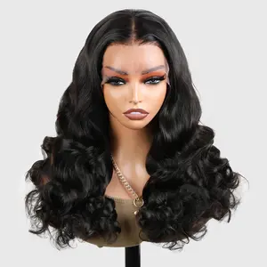 [NEW IN] Raw Vietnamese Hair SDD Funmi Bouncy Curly Wig 13x4 Lace Front Wigs 250% Density Natural Color Loose Body Wave 100% Human Hair Wigs Spring curly Loose Curly Wigs For Women Natural Hairline#TikTokShop
