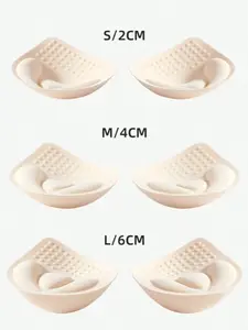 Thickened 2cm 4cm 6cm Women's Underwear Cups, Small Breast Padding, Removable Washable Push-Up Breast Pads, Underwear and Bra Accessories Fit
