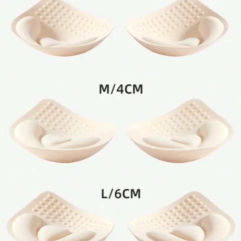 Thickened 2cm 4cm 6cm Women's Underwear Cups, Cup Inserts, Small Breast Padding, Boob Pads, Removable Washable Push-Up Breast Pads, Underwear and Bra Accessories Fit, Breast Chest Pads