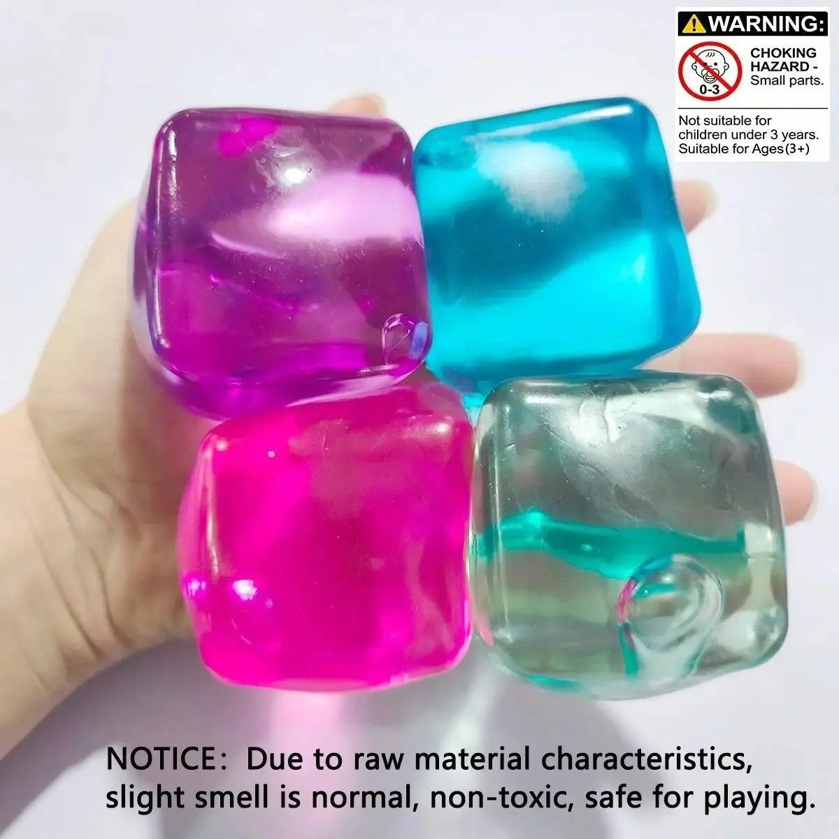 Stress-Relief Toy Set, Slow-Rebound Squeeze Squishies, Squishy Stress Balls, Pressure-Release Office Desk Toys, Anti-Stress Kit, Fun Gift for Holidays and Parties, Stress Cubes summerwins