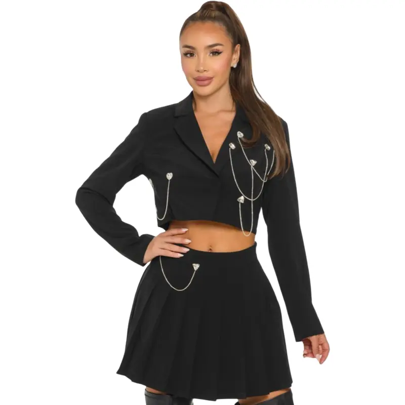 Skirt and jacket matching set - TikTok Shop