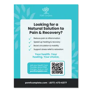 PEMF Complete Tabletop Retractable Banner