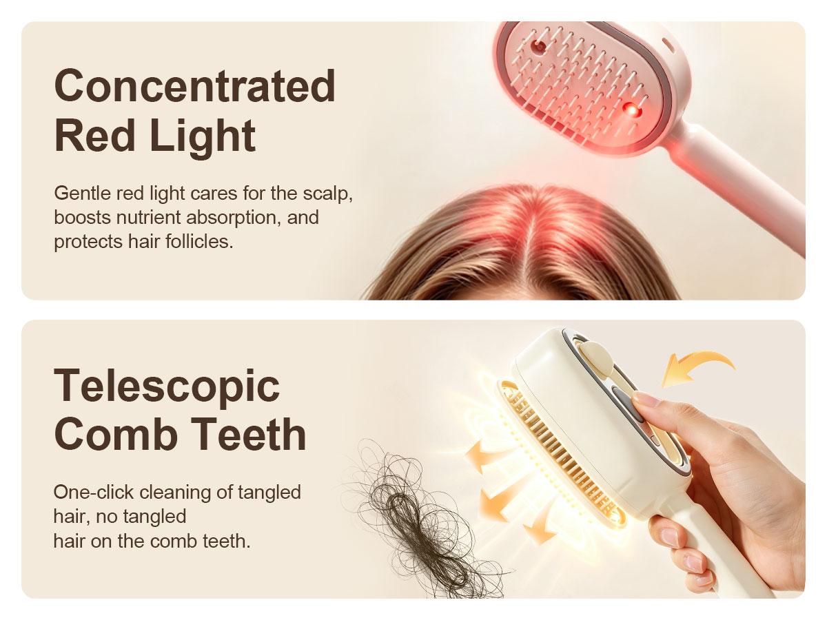 Cloudmades Electric Spray Air Cushion Massage Comb | Self-Cleaning Anti-Tangle | Essential Oil Mist Hair Care Comb | Anti-Static Volumizing Aromatherapy Comb Cloudmades Electric Spray Air Cushion Massage Comb | Self-Cleaning Anti-Tangle | Essential Oil Mist Hair Care Comb | Anti-Static Volumizing Aromatherapy Comb