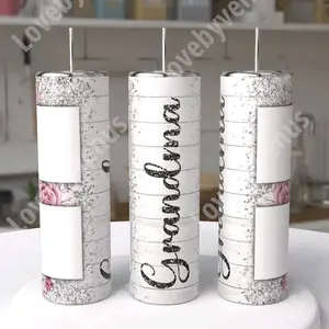 Grandma photo tumbler Bottle Drinkware