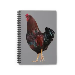 Rooster Spiral Notebook - Ruled Line