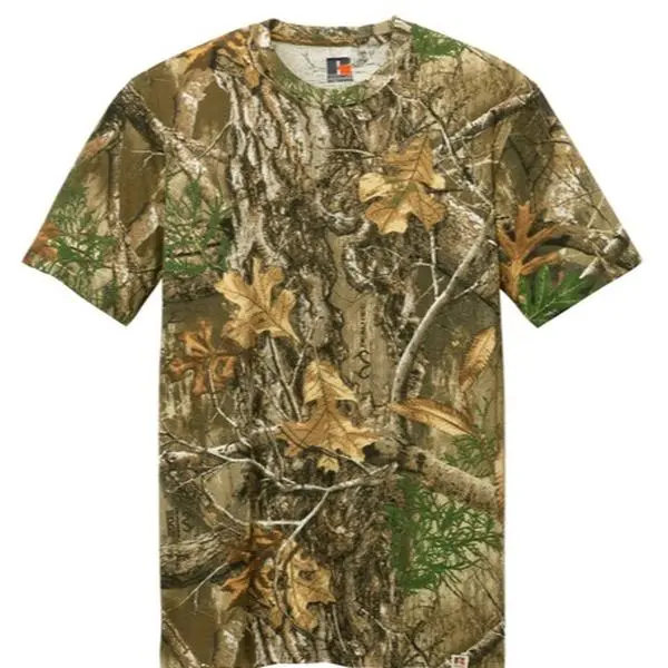 realtree camo tshirt 100% cotton sizes small-4XL