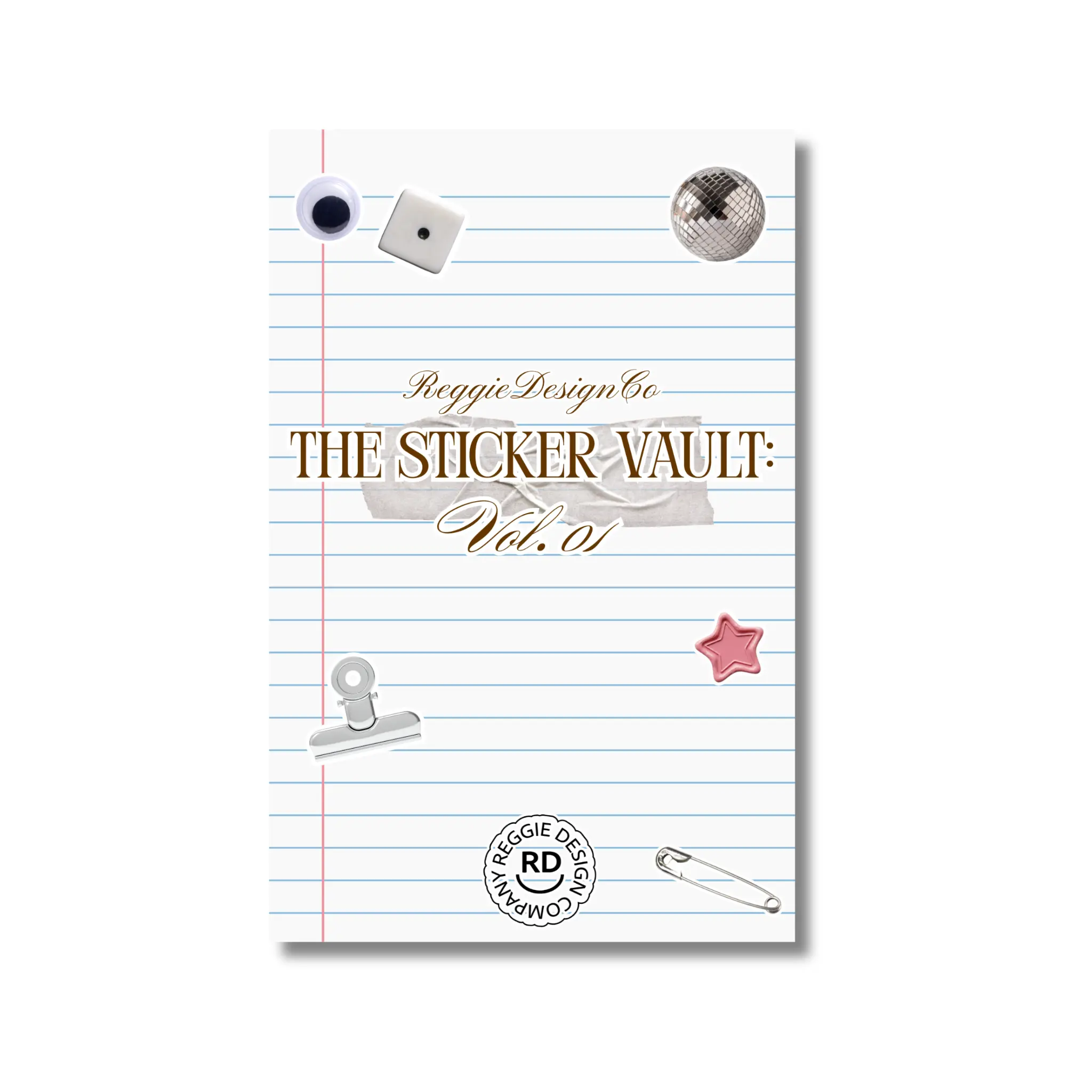 Aesthetic Sticker Book for Journaling | Cute Stickers for Scrapbooking, Planners & Journal Decorating