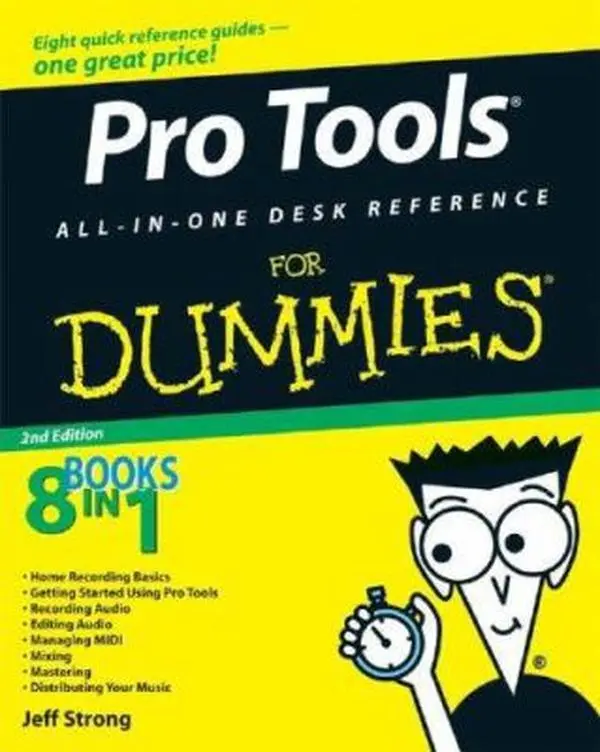 USED Book - Pro Tools All-in-One Desk Reference For Dummies by Jeff Strong (Paperback) - english