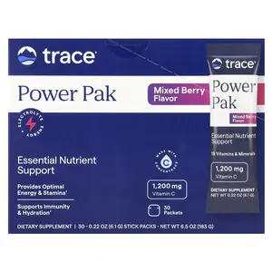 Trace Power Pak, Mixed Berry, 30 Packets, 0.22 oz (6.1 g) Each