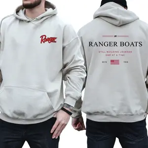Ranger Boats Hoodie – Vintage Logo Fishing Sweatshirt for Men & Women, Casual 100% Cotton Top Womenswear HJ