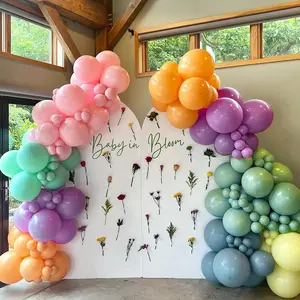 Balloon Arch Kit, 100pcs/set Mixed Color Balloon Set, Latex Balloon for Birthday Party Wedding Baby Shower Decoration, Party Supplies