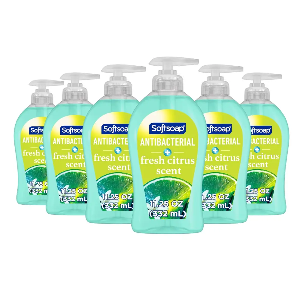 Liquid Hand Soap Fresh Citrus 11.25 Fl Oz Gentle Hand Soap For Bathroom Kitchen Paraben Free Daily Hand Wash