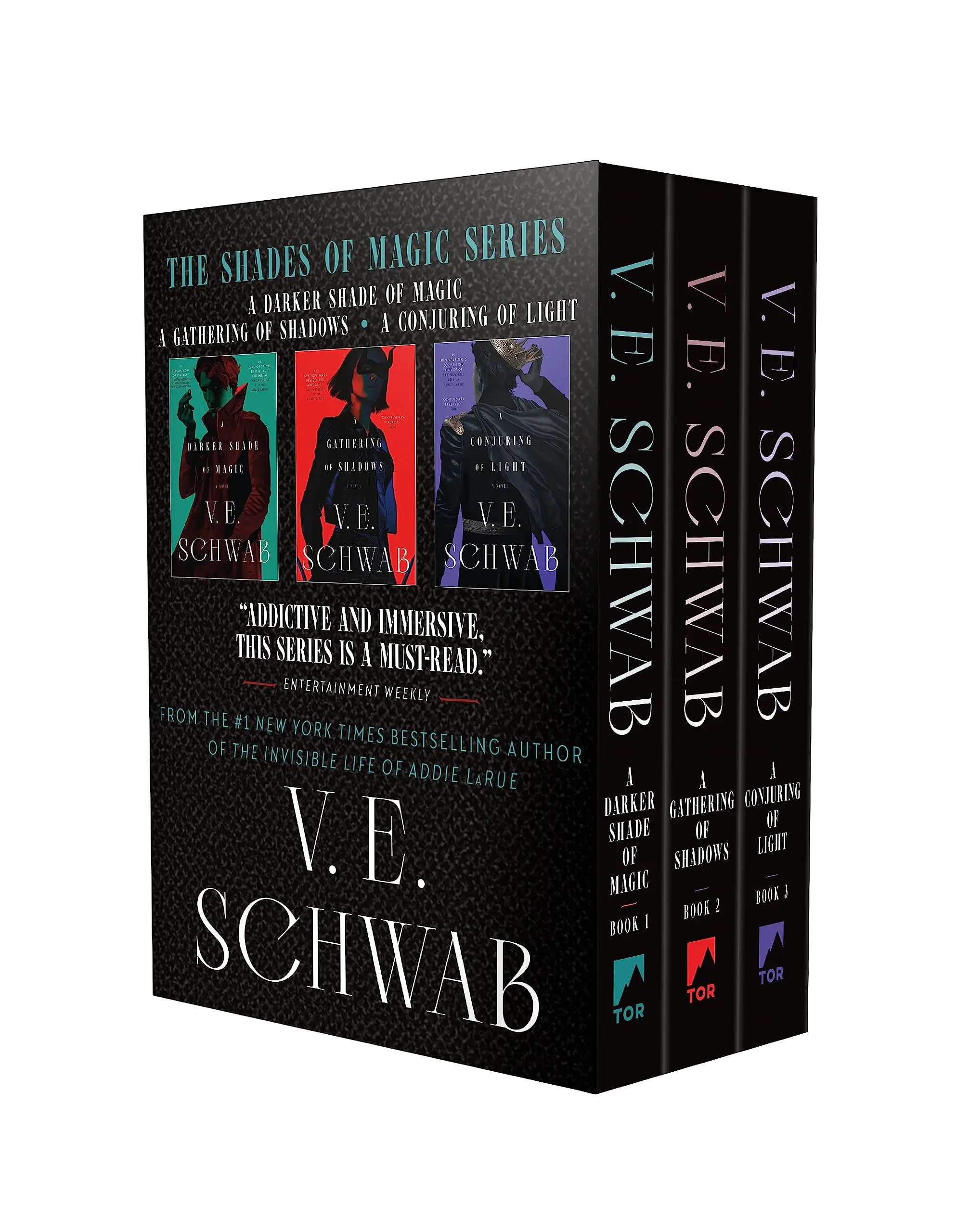 Shades of Magic Trilogy Boxed Set: A Darker Shade of Magic, a Gathering of Shadows, a Conjuring of Light -- V. E. Schwab - Boxed Set