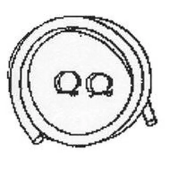 Dishwasher Discharge Hose, 7/8x6ft PP855-71 Model with 2 Clamps for Large Home Appliance Replacement Parts, Two Clamps