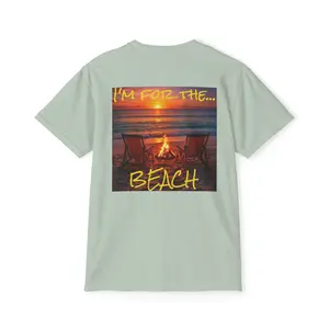 Men's Beach Sunset T-Shirt | Pocket Tee