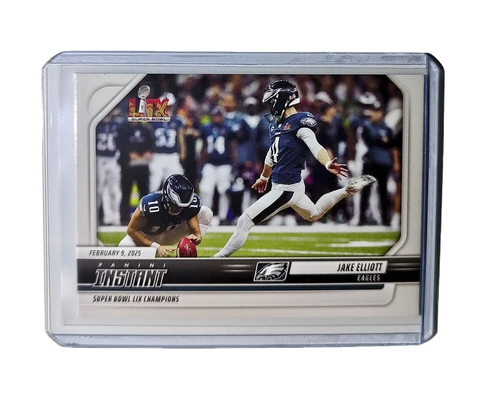Jake Elliott 2024 Panini Super Bowl LIX Champions NFL #26 Football Card Eagles