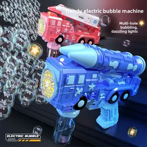 Automatic Bubble Machine Gun – Multi-Hole Rapid Bubble Blaster, Perfect for Kids' Outdoor Play