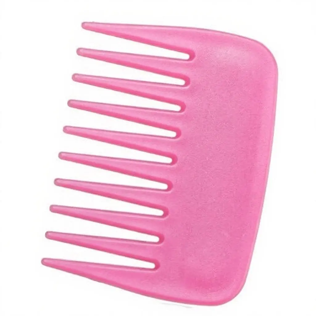 Comb-Pink is beautiful, combing does not get tangled, and it is very easy to manage your hair