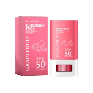 YOUR PURSE’S HOLY GRAIL!  W&M GRAB-AND-GLOW STICK Body SPF • Pollution Shield • Citrus Freshness ”​ SPF50 Organic Sun Relief Sunscreen Glitter Moisture Oil Uv