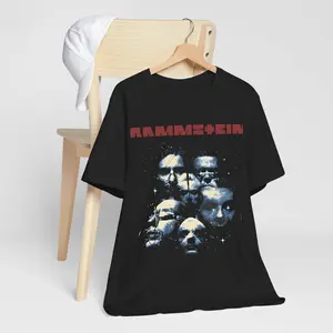 Goth Metal Band Unisex Tee, Rammstein, Metalcore, Heavy Metal Shirt, Thrash Metal Clothing, Death Metal T-Shirt