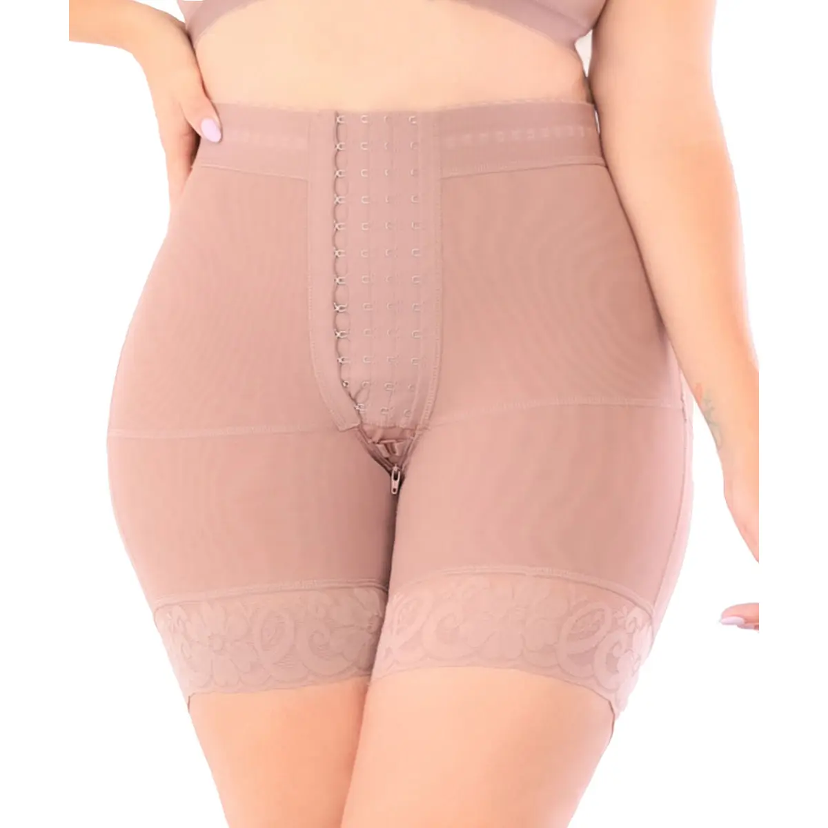 Extreme Fupa Control Peach Booty Shorts (FAJA JESSIE)