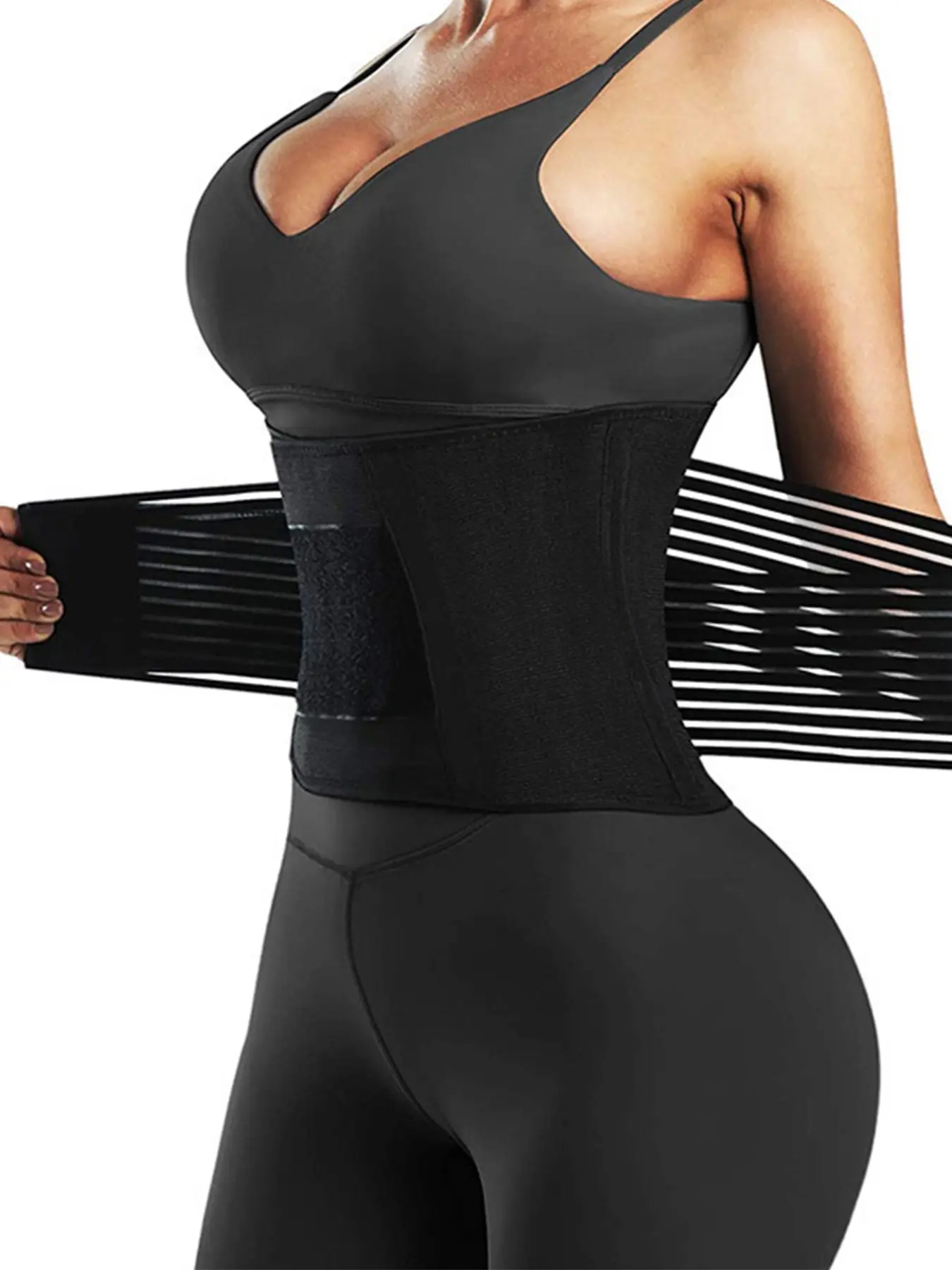 Unisex Outdoor Sports Gym Waist Support Belt, Sweat Enhancing Lumbar Support, Adjustable Pressure Support Abdominal Strap, Abdominal Control Belt, Waist Trimmer Belt, Workout Waistband, Exercise Waistband, Fitness Waist Trainer, Sport Workout Cincher