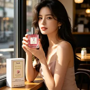 Women's Pheromone Perfume - Fresh and delicate rose fragrance for dates, exuding charm with long-lasting scent. A source of confidence for women. The perfect gift for holidays, birthdays, and anniversaries—a premium perfume.
