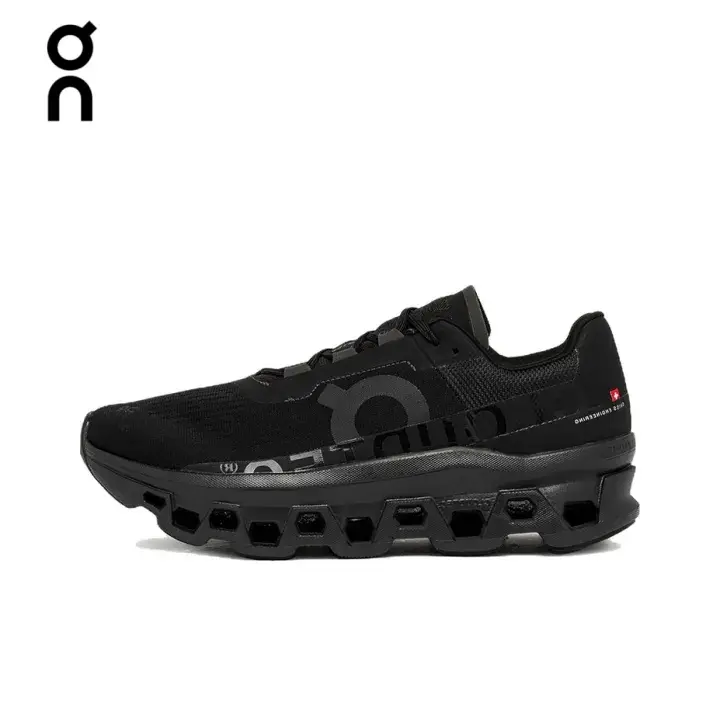 On Cloudmonster All Black Unisex Running Sneakers