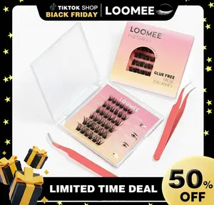 DIY Self-Adhesive Lash Clusters – No Glue Needed, 12-16mm Reusable False Eyelashes with Clear Band for Effortless, Natural Glam Makeup Flawless