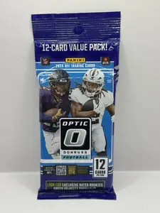 2025 Donruss Optic Football 12-Card Value Pack - Sealed - Look for Downtowns!