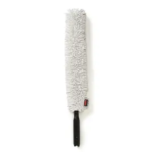 212 MAIN Hygen High Performance Flexible Wand, Duster Brush, Rubbermaid Commercial Products RCP Q852 WHI Household Cleaning Supplies