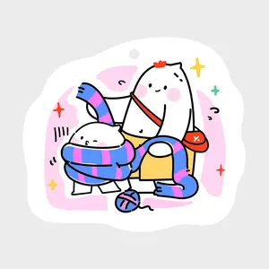 KAWASIMAYA Bamboo Pulp Cotton Dish Cloths - 2 Pack, Yami Original Design, Eco-Friendly Kitchen Cleaning Cloths