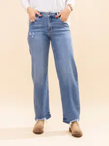 Risen Tummy Control Mid Rise Baggy Jean | 0-3X