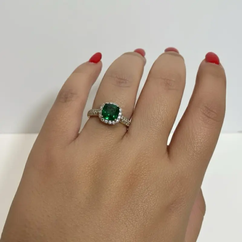 Beautiful Green Ring for You Size 6 7 8 and 9 Elegant Gemstone Jewelry Gift for Her