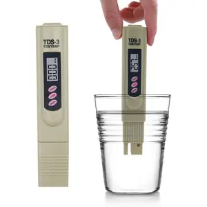 Digital TDS Meter Water Tester, PPM Water Quality Tester Measuring Range 0-9999ppm, Ideal for Drinking Water, Swimming Pool, Aquariums, Hydroponics (Grey) (TDS)