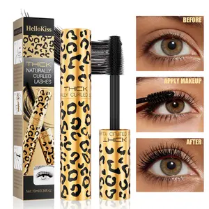 Hellokiss leopard print mascara, waterproof, thickening, lengthening, non-smudging mascara