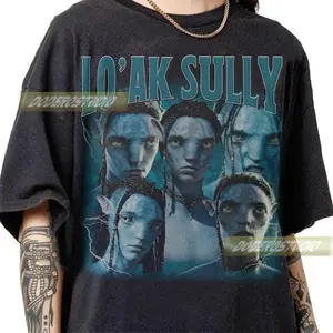[Sale Up To 50%] Limited Loak Sully Vintage Shirt, The Way of Water Avatar Gifts for Woman and Man, Retro Loak Sully Movie Gift, Loak Sully 90s Bootleg Shirt